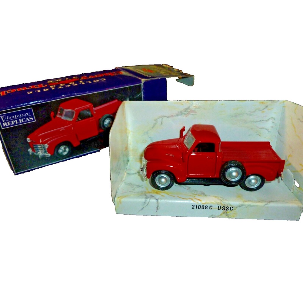 Vintage Replicas 1953 Chevrolet 3100 Pickup Truck Red Diecast Model 21008C USSC